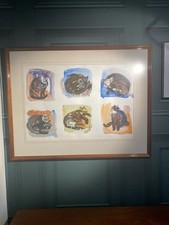 Vintage watercolour titled for sale  BEDFORD