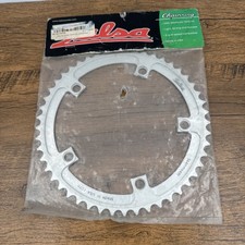 Salsa 49t 144mm BCD Bicicleta Fixa de Pista 5 Parafusos Corrente Prata Novo Estoque Antigo NOS, usado comprar usado  Enviando para Brazil