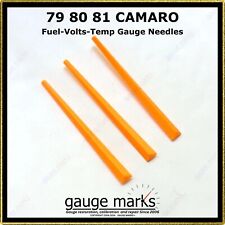 79 80 81 Agulhas Camaro Gauge - LOTE de 3 - Compatível com 79-81 CONJUNTO DE MEDIDOR DE TEMPERATURA VOLTS DE COMBUSTÍVEL comprar usado  Enviando para Brazil