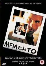 Memento dvd guy for sale  STOCKPORT