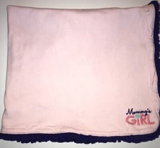 Usado, Cobertor de bebê rosa menina mamãe Just One You Carter's 26 x 29 HTF comprar usado  Enviando para Brazil