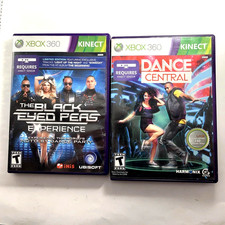 Lote de jogos The Black Eyed Peas Experience & Dance Central Xbox 360 Kinect Dance comprar usado  Enviando para Brazil