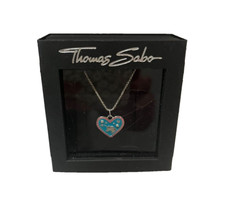 Colar unicórnio esmaltado rosa turquesa prata esterlina Thomas Sabo comprar usado  Enviando para Brazil