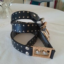 Leder gürtel metall gebraucht kaufen  Hofheim
