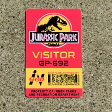 Fantasia Jurassic Park Visitor Pass novidade crachá de identificação adereço comprar usado Fantasia Jurassic Park Visitor Pass novidade crachá de identificação adereço comprar usado  Enviando para Brazil