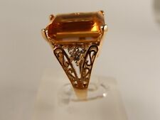 10k citrine ring for sale  Finleyville