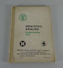 Teilekatalog ersatzteilliste a gebraucht kaufen  Jever