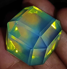 94,7 CT Grande Opala Natural Etíope Forma de Caixa Pedra Preciosa Solta para Anel e Pingente comprar usado  Enviando para Brazil