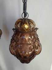 Coppia lampadari vetro usato  Rufina