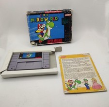 SNES Super Nintendo Super Mario World Vintage Raro Difícil de Encontrar 1ª Edição comprar usado  Enviando para Brazil