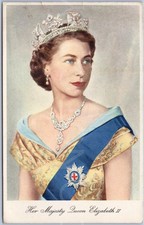 Vintage postcard queen for sale  UK
