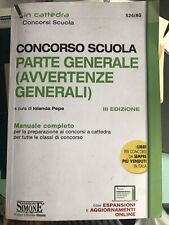 Libro concorso scuola usato  Bologna