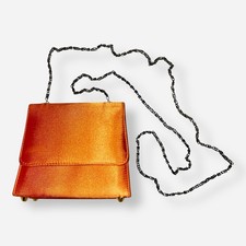 Bolsa de noite vintage cetim embreagem seda laranja ouro corrente tiracolo comprar usado Bolsa de noite vintage cetim embreagem seda laranja ouro corrente tiracolo comprar usado  Enviando para Brazil