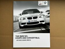 2013 / BMW M3 (E92) Coupe (E93) Convertible Cabrio LCI / EN / Prospekt Brochure na sprzedaż  PL