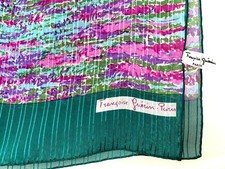 Foulard rectangle soie d'occasion  Paris XV