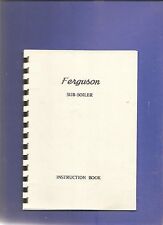 Ferguson subsoiler instruction for sale  CAMBRIDGE