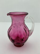 Vintage cranberry pitcher for sale  Shipping to Ireland