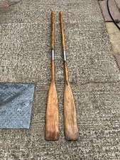 Wooden boat oars for sale  HENFIELD