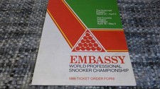 Embassy professional snooker for sale  BLACKPOOL