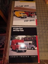 Usado, 1986 & 87 HI CUBE VAN STEP VANS Chevrolet Original Sales Brochure Catálogos comprar usado  Enviando para Brazil