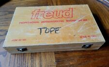 De colección Freud 90-100 Profesional Carpintería Router Broca Herramientas Caja de Madera segunda mano  Embacar hacia Argentina