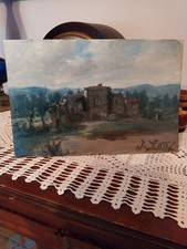 quadro cartone olio telato usato  Livorno