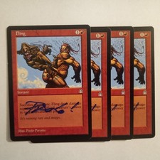 Magic gathering signed for sale  Augusta