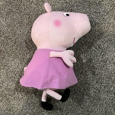 Vestido rosa Peppa Pig pelúcia animal de pelúcia travesseiro pal grande 18" comprar usado  Enviando para Brazil