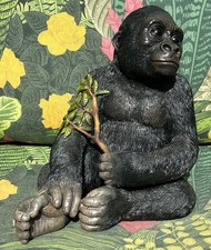 Gorilla figurine resin for sale  BATH