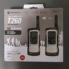 Motorola Talkabout T260 rádio bidirecional/walkie-talkies recarregável pacote com 2  comprar usado  Enviando para Brazil