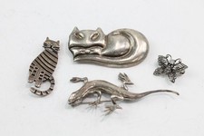 Sterling silver brooches for sale  LEEDS