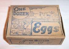 Caixa de ovos/caixa de papelão vintage original uma dúzia de ovos galinhas de fazenda comprar usado  Enviando para Brazil