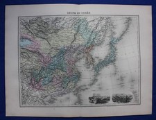 Original antique map d'occasion  Expédié en Belgium