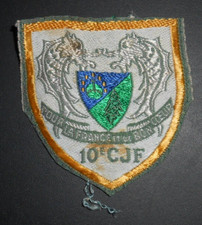 Insigne tissu 10e d'occasion  France