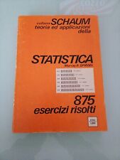 Statistica 875 esercizi usato  Avellino