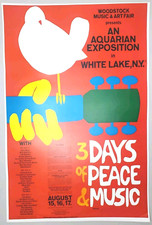 Vintage woodstock concert for sale  Glenside