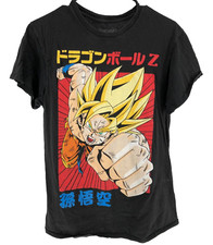 Camiseta Dragon Ball Z anime manga curta masculina tamanho médio preta, usado comprar usado  Enviando para Brazil