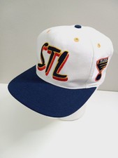Chapéu Vintage St. Louis Blues Snapback The Game Side & Back Hit Anos 90 NHL Hóquei comprar usado  Enviando para Brazil