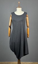 Vestido balão CREA CONCEPT cinza algodão modal assimétrico sem mangas compridas tamanho 44 comprar usado  Enviando para Brazil