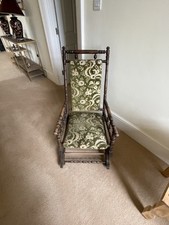 antique upholstered rocking chair for sale antique upholstered rocking chair for sale ST. LEONARDS-ON-SEA