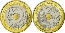 Francs commémoratifs - 1, 2, 5, 10, 20 F Ve république comprar usado  Enviando para Brazil