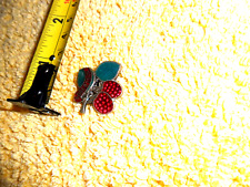 Raspberry enamel badge for sale  HASTINGS