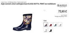 Aigle navy floral for sale  WIRRAL