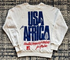 Moletom Vintage 1985 MTV EUA For Africa We Are The World Tamanho P Michael Jackson comprar usado  Enviando para Brazil