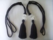 Pair black tassel for sale Pair black tassel for sale  KIRKBY-IN-FURNESS