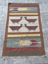 Vintage handmade flatweave for sale  LIVERPOOL