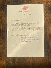 Queen mother letter for sale  WOKING