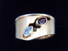 Massiver goldring handarbeit gebraucht kaufen  Buttstädt