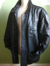 Mens leather coat for sale  MATLOCK