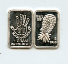 Barra de mão preta 1 grama O QUE É MEU É SEU, Compartilhar é Cuidar MINI 1 Gr. BAR comprar usado  Enviando para Brazil